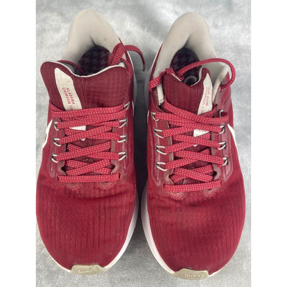 Nike Air Zoom Pegasus 39 Alabama Crimson Tide Mens 3.5 Red Good Running Shoes - Picture 3 of 10